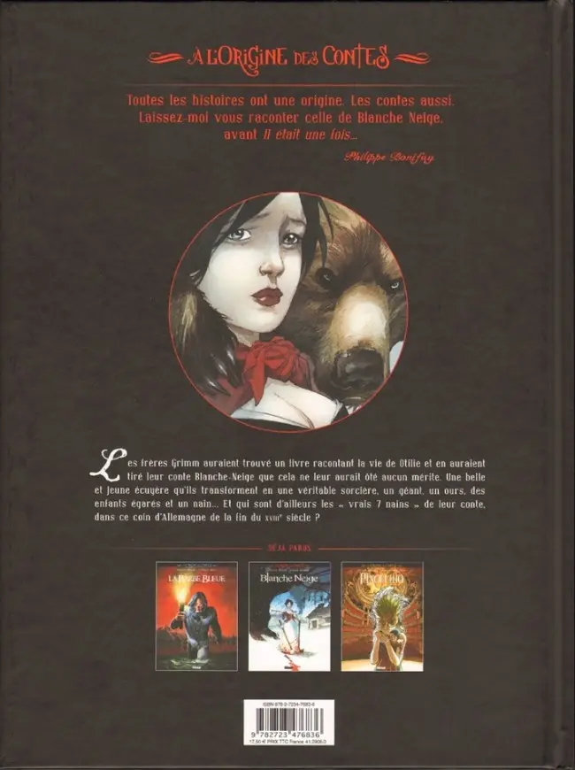Verso de l'album À l'origine des contes Tome 2 Blanche Neige