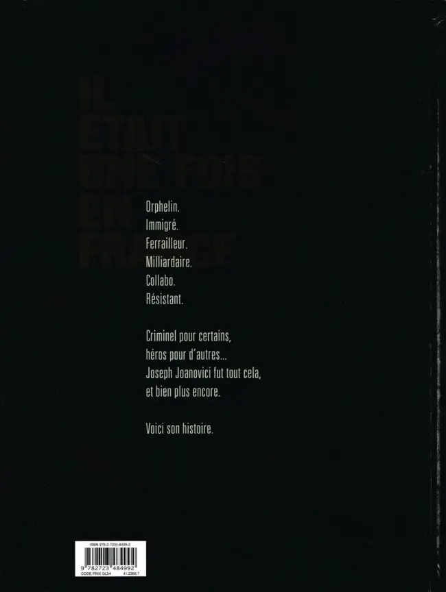 Verso de l'album Il était une fois en France Tome 6 La terre promise