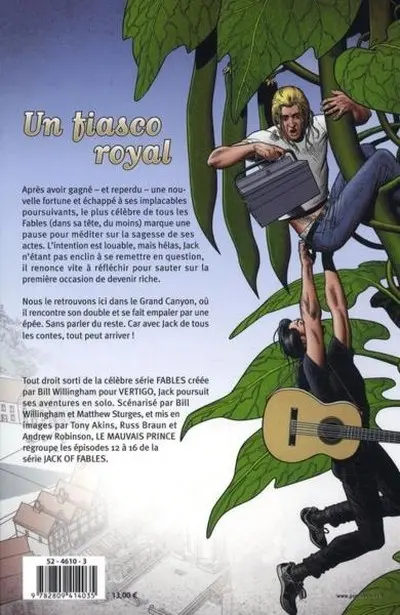 Verso de l'album Jack of Fables Tome 3 Le mauvais prince