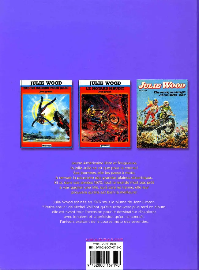 Verso de l'album Julie Wood 2