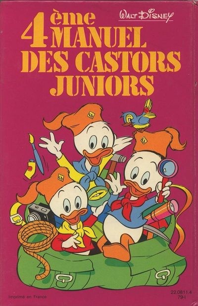 Verso de l'album Manuel des Castors Juniors Tome 4 4ème manuel des Castors Juniors