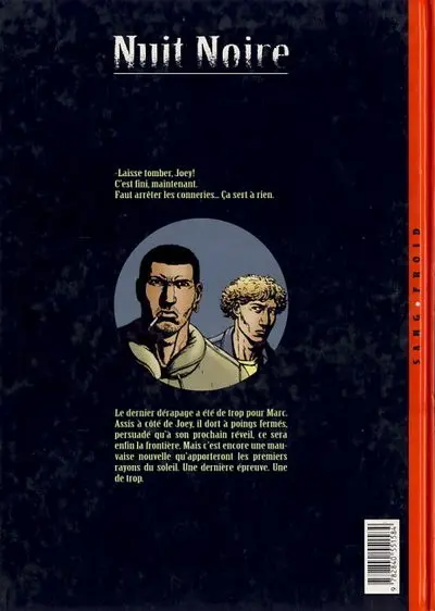 Verso de l'album Nuit Noire Tome 3 Les Jonquières