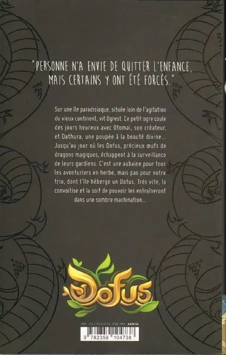 Verso de l'album Ogrest Tome 1