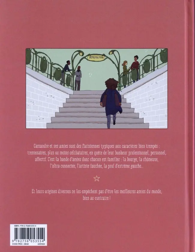 Verso de l'album Pari(s) d'amies