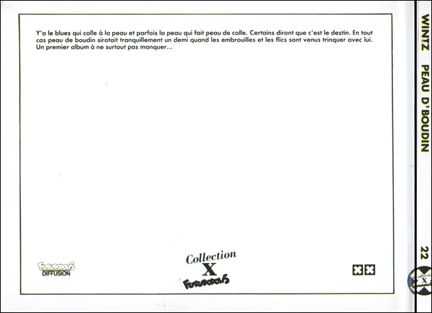 Verso de l'album Peau d'boudin