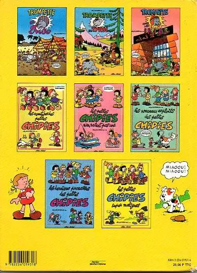 Verso de l'album Les Petites chipies Tome 5 Les petites chipies super malignes