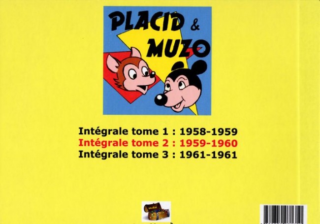 Verso de l'album Placid et Muzo Tome 2