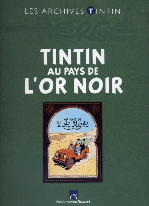 Couverture de l'album Les archives Tintin Tome 10 Tintin au Pays de l'Or Noir