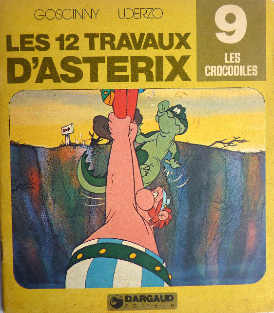 Couverture de l'album Les 12 travaux d'Astérix Tome 9 Les crocodiles