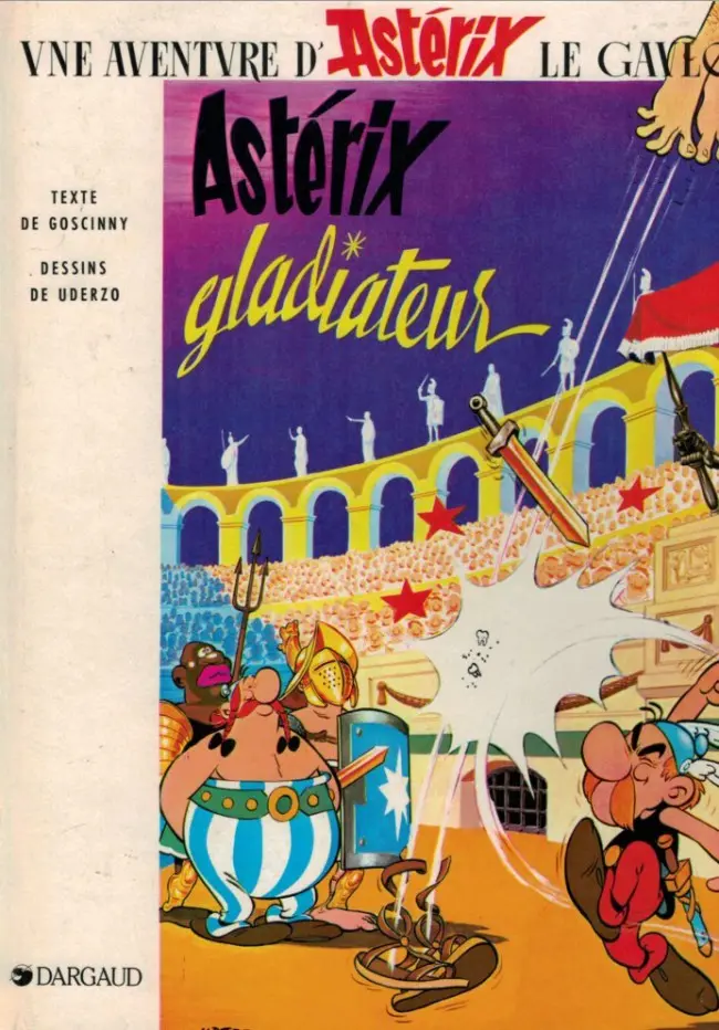 Couverture de l'album Astérix Tome 4 Astérix gladiateur