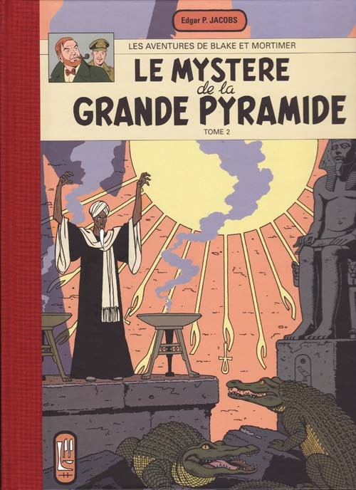 Couverture de l'album Blake et Mortimer Tome 5 Le Mystère de la Grande Pyramide - Tome 2