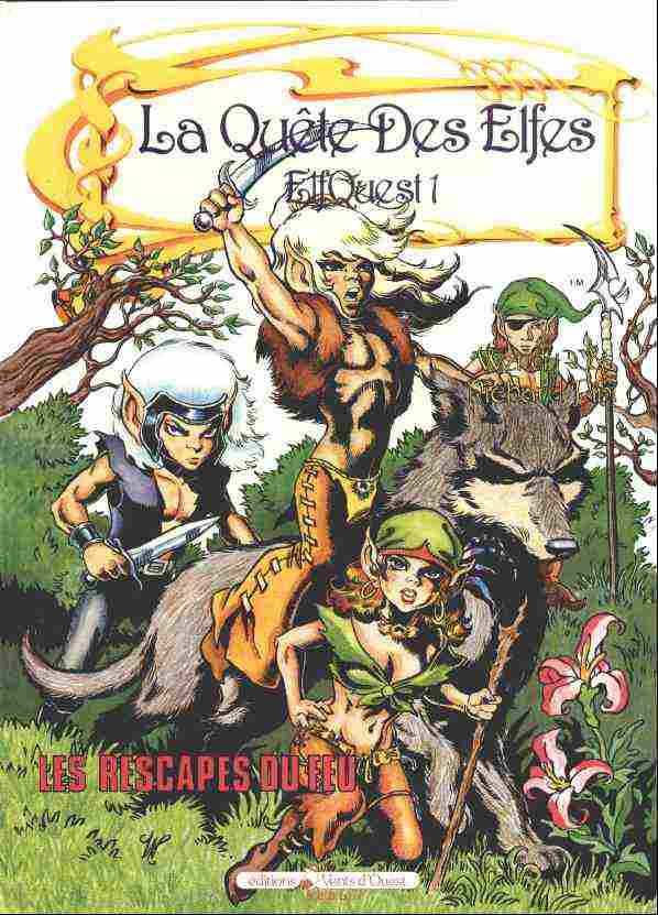 Couverture de l'album ElfQuest - La Fantastique quête des elfes Tome 1 Les rescapés du feu