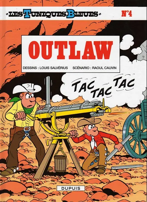 Couverture de l'album Les Tuniques Bleues Tome 4 Outlaw