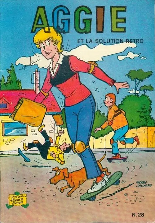 Couverture de l'album Aggie N° 28 Aggie et la solution rétro