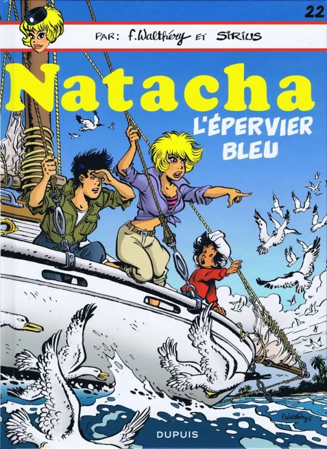 Couverture de l'album Natacha Tome 22 L'Épervier bleu