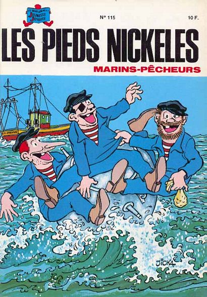 Couverture de l'album Les Pieds Nickelés Tome 115 Les Pieds Nickelés marins-pêcheurs