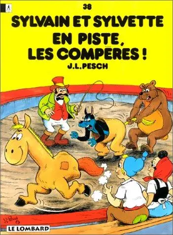 Couverture de l'album Sylvain et Sylvette Tome 38 En piste les Compères !