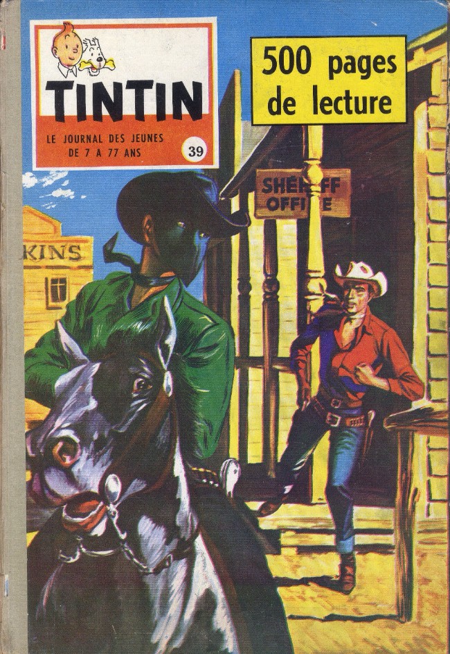 Couverture de l'album Tintin Tome 39 Tintin album du journal (n° 538 à 549)