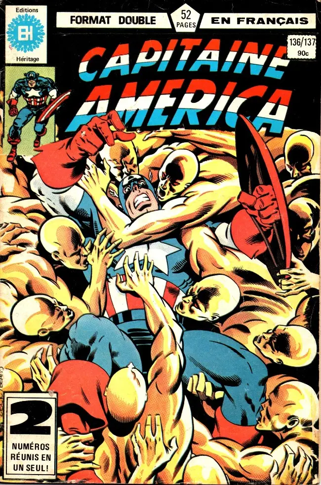 Couverture de l'album Capitaine America Tome 136 Moment décisif !