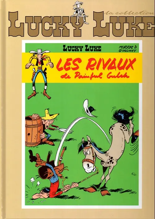 Couverture de l'album Lucky Luke La collection Tome 49 Les rivaux de Painful Gulch