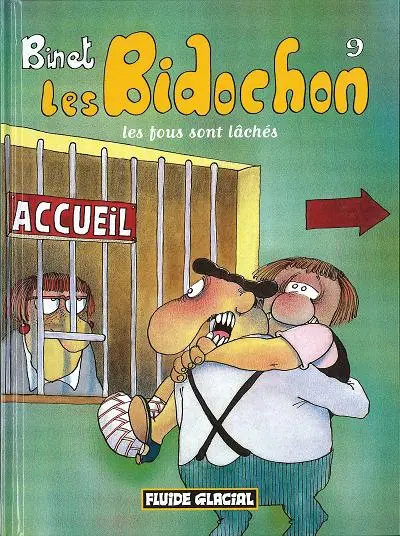 Couverture de l'album Les Bidochon Petit format Tome 9 Les fous sont lâchés