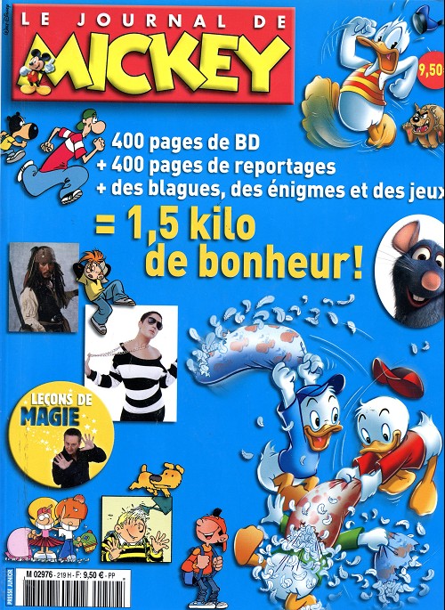 Couverture de l'album Le Journal de Mickey Album N° 219