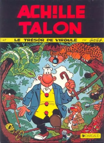 Couverture de l'album Achille Talon Tome 16 Achille Talon et le trésor de Virgule