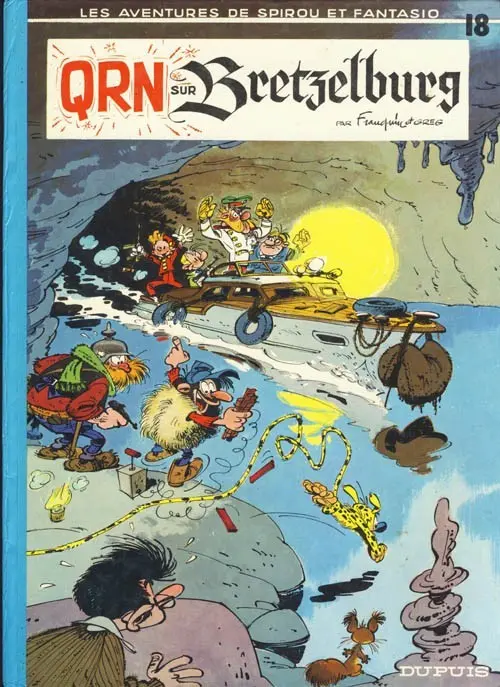 Couverture de l'album Spirou et Fantasio Tome 18 QRN sur Bretzelburg