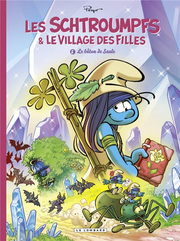 Couverture de l'album Les Schtroumpfs & le Village des filles Tome 5 Le bâton de saule