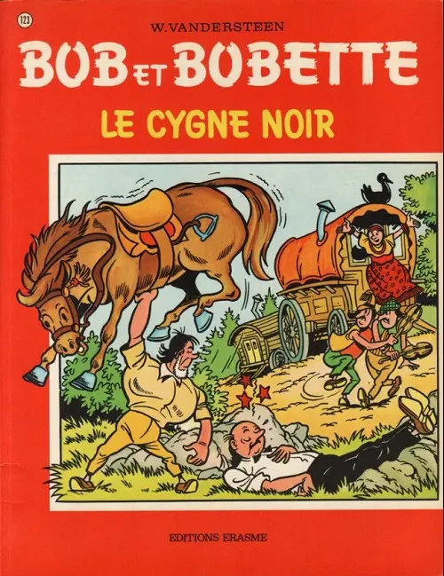 Couverture de l'album Bob et Bobette Tome 123 Le cygne noir