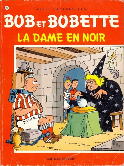 Couverture de l'album Bob et Bobette Tome 140 La dame en noir