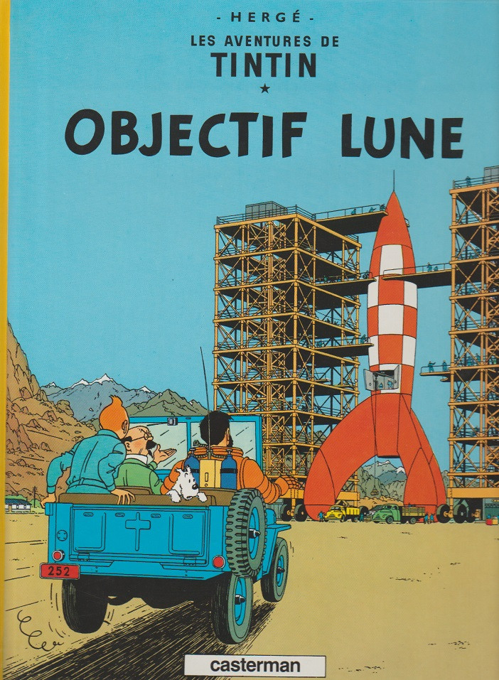 Couverture de l'album Tintin Tome 16 Objectif lune