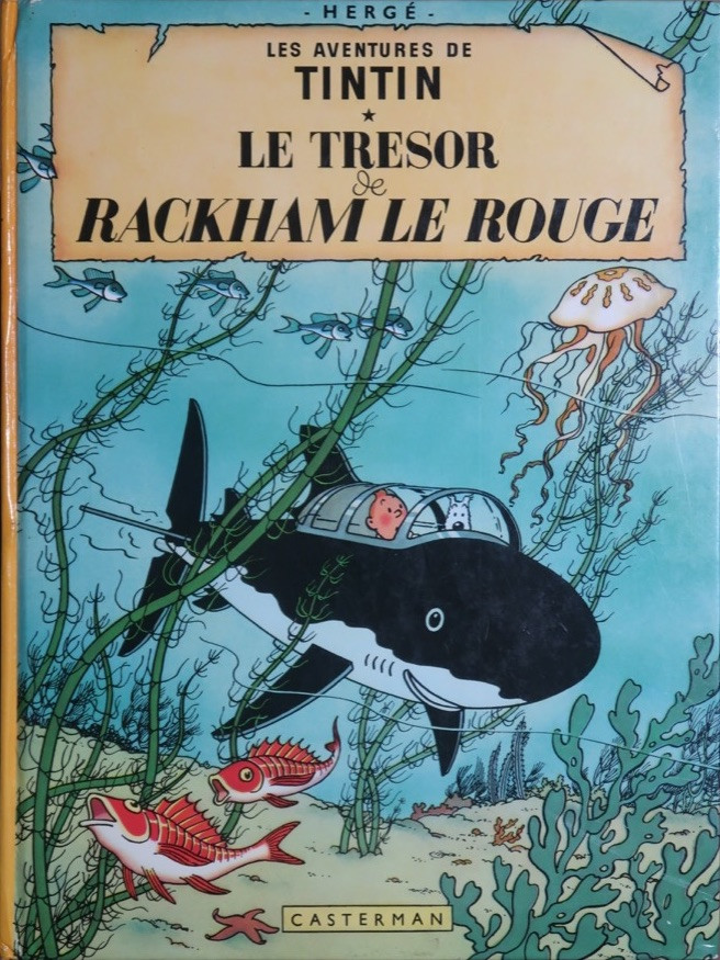 Couverture de l'album Tintin Tome 12 Le Trésor de Rackham le Rouge