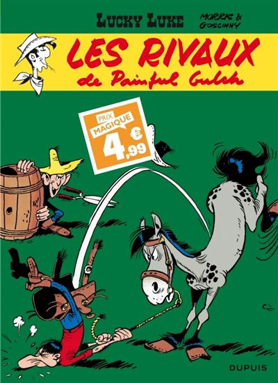 Couverture de l'album Lucky Luke Tome 19 Les rivaux de Painful Gulch