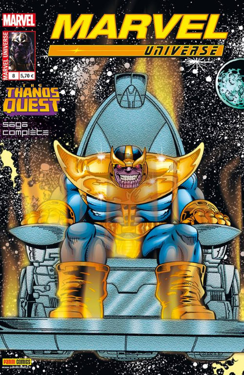 Couverture de l'album Marvel Universe Tome 8 Thanos quest