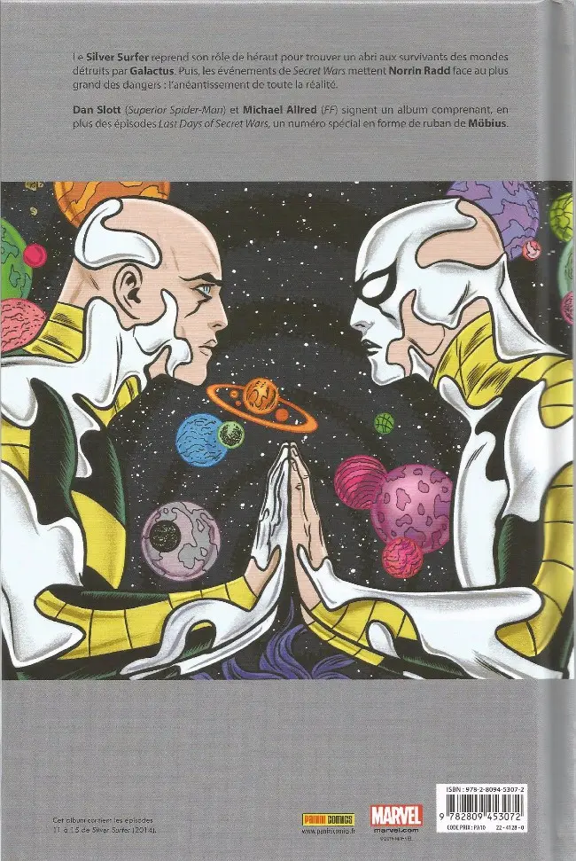 Verso de l'album Silver Surfer Tome 3 Plus jamais d'après