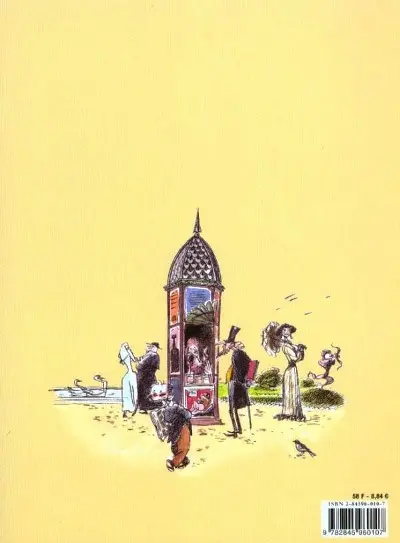 Verso de l'album Siméon et la petite pieuvre