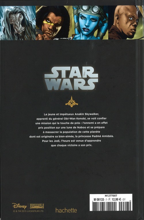 Verso de l'album Star Wars - Légendes - La Collection Tome 7 Clone Wars - II. Victoires et sacrifices