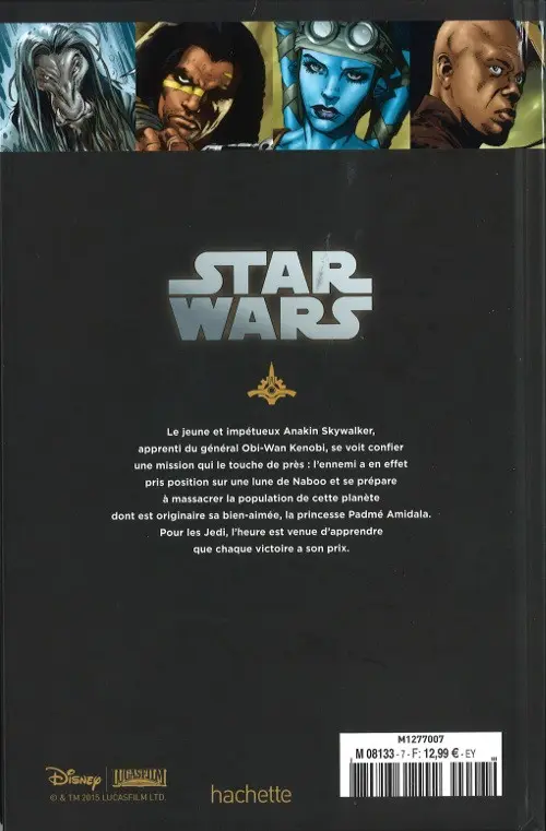Verso de l'album Star Wars - Légendes - La Collection Tome 7 Clone Wars - II. Victoires et sacrifices