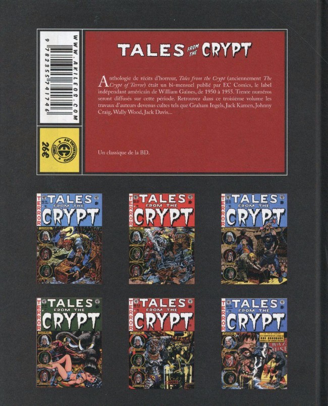 Verso de l'album Tales from the Crypt Volume 3