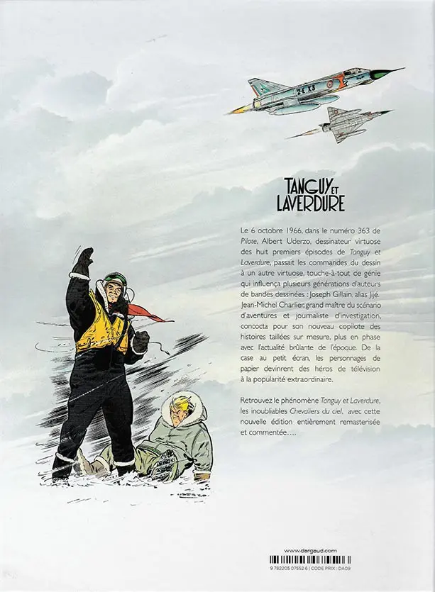 Verso de l'album Tanguy et Laverdure L'Intégrale Tome 5 Menace sur Mururoa