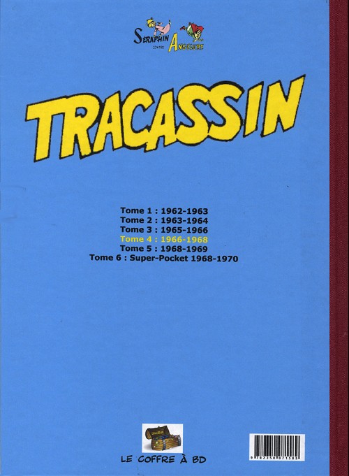 Verso de l'album Tracassin Intégrale 4 1966-1968