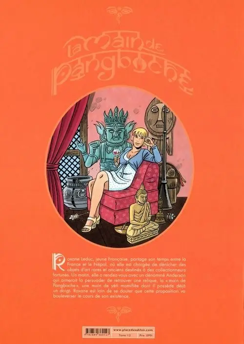 Verso de l'album Les Tribulations de Roxane Tome 1 La Main de Pangboche - Première partie