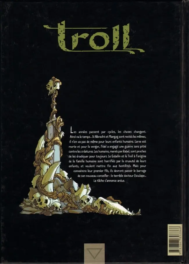 Verso de l'album Troll Tome 6 La victoire en pleurant