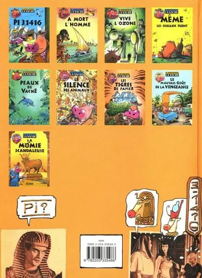 Verso de l'album La Vache Tome 8 La momie scandaleuse