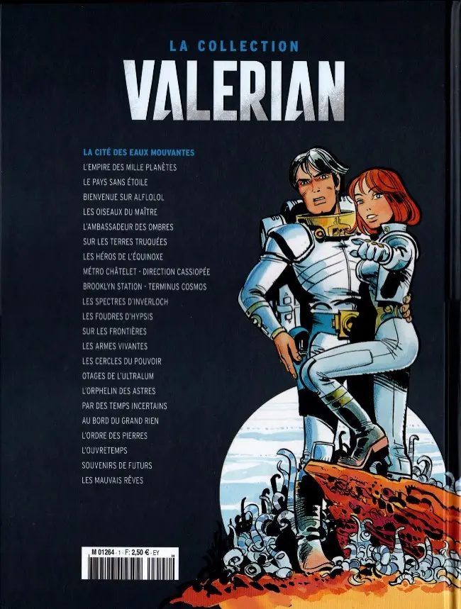 Verso de l'album Valérian Tome 1 La Cité des eaux mouvantes