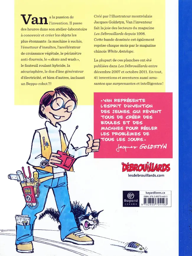 Verso de l'album Van l'inventeur Tome 3 Il m'en faut un !