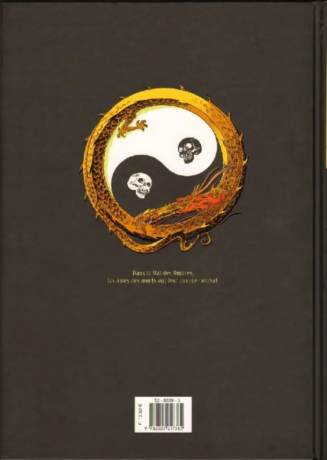Verso de l'album Voyage aux Ombres