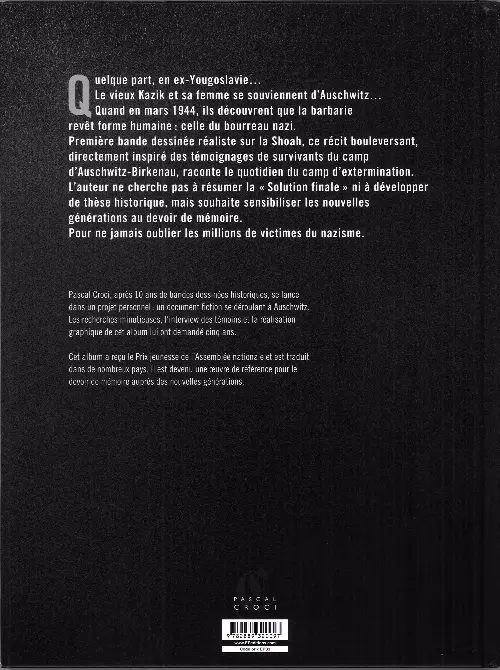 Verso de l'album Auschwitz