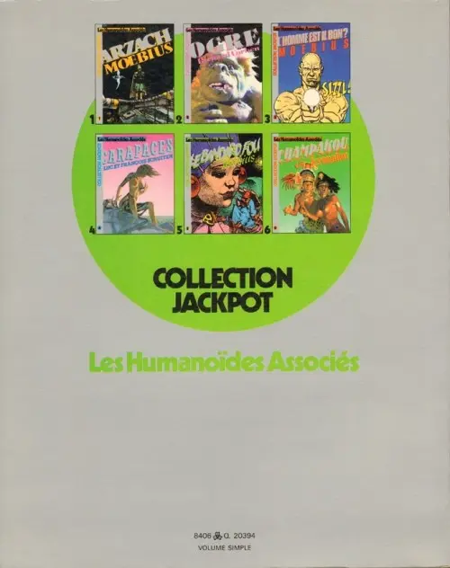 Verso de l'album Le Bandard fou